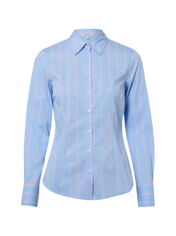 Marie Lund Bluse in hellblau rosa - 0008