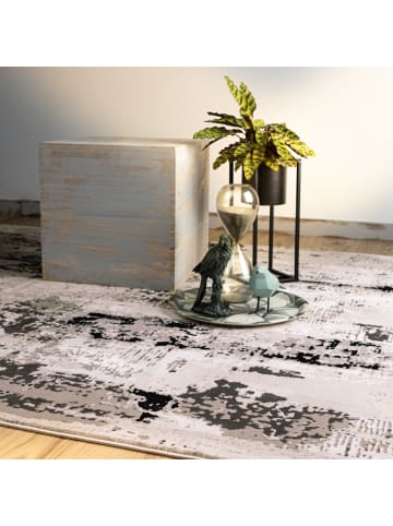 obsession Wohnzimmer Teppich – Webteppich Peones 134 in grau - rechteckig