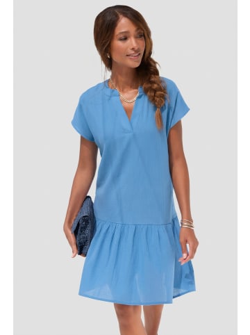 Vivance by Lascana Blusenkleid in blau
