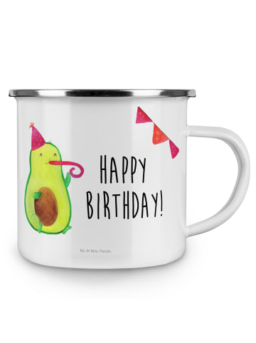 Mr. & Mrs. Panda Kaffeebecher Avocado Geburtstag mit Spruch in Weiß