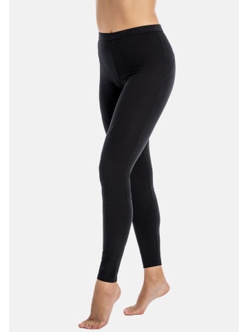 Teyli Baumwollleggings mit höherer Taille Konni in schwarz