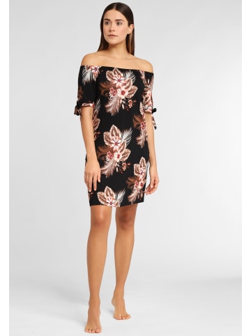 Beach Time Jerseykleid in schwarz-bedruckt