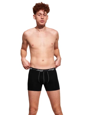 Sloggi Boxershort 2er Pack in Schwarz