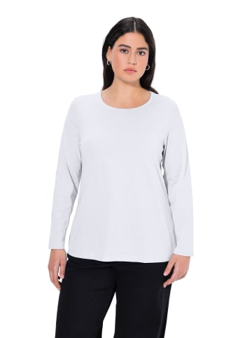Ulla Popken Shirt in schneeweiß