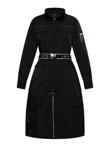 faina Damen 2-In1-Mantel in Schwarz