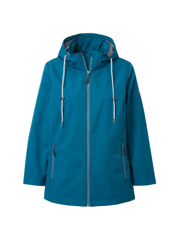 Ulla Popken Softshelljacke in petrol