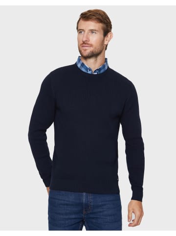 Threadbare Strickpullover Alexander in blau-schwarz