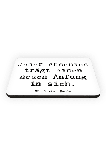 Mr. & Mrs. Panda Kühlschrankmagnet Spruch Verluste betrauern und... in Weiß