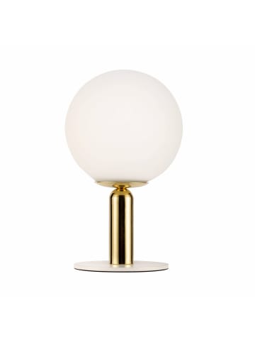 Pauleen Tischleuchte Splendid Pearl in Weiß / Gold -H:255mm