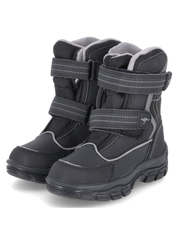 Kangaroos Stiefel in schwarz