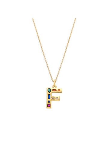 Luxenter Halskette Alphabet mit 18 Karat Gold-Finish – ALPHABET