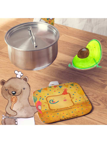Mr. & Mrs. Panda Topflappen Toast Party Design ohne Spruch in Weiß