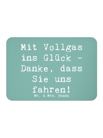 Mr. & Mrs. Panda Kühlschrankmagnet Spruch Chauffeur Glück mit Sp... in Meeresbrise