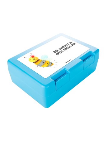 Mr. & Mrs. Panda Aufbewahrungsbox Biene Blume mit Spruch in Weiß
