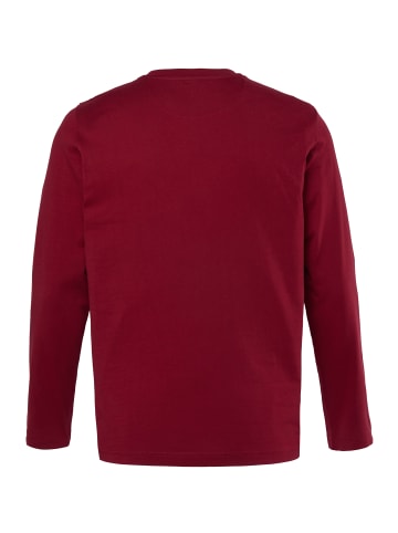 Men Plus Kurzarm T-Shirt in kupferbraun