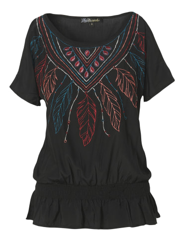 KOROSHI BLUSE in schwarz