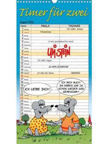 LAPPAN Kalender - Uli Stein Timer für zwei 2026: Monatskalender für die Wand