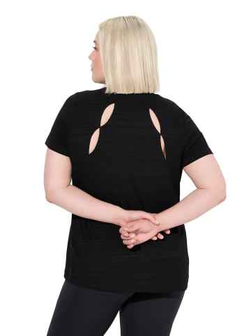 Ulla Popken Shirt in schwarz