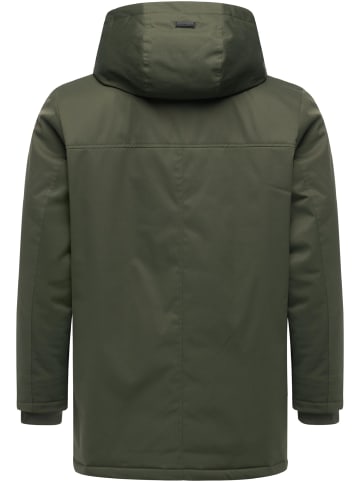 ragwear Kurzmantel Parcan Twill YOUMODO in Dark Olive