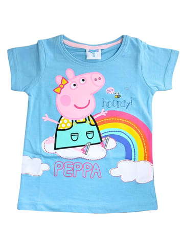 Peppa Pig T-Shirt Peppa Pig Regenbogen in Hellblau