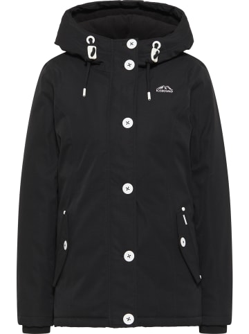 ICEBOUND Damen Winterjacke in Schwarz