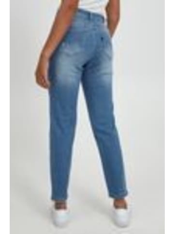 Pulz PZLiva skinny fit in Light Blue Denim