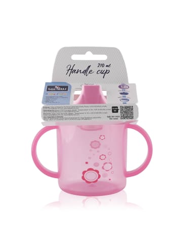 BABY CARE Henkelbecher Trinkbecher 210ml in rosa