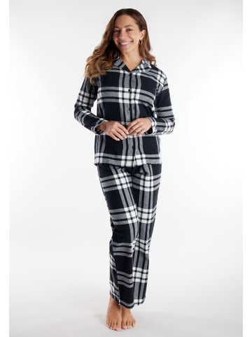 Tom Tailor Pyjama Xanthi in grau-dunkel-Karo