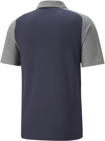 Puma Polo "TeamCUP CasuaLongsleeve Polo" in Blau