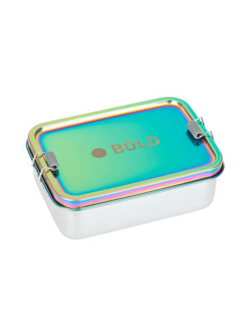 Lässig Lässig Brotdose Kinder - Edelstahl Lunchbox BOLD, rainbow