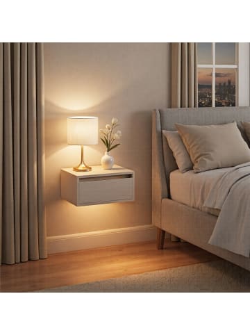 VASAGLE 2er-Set: Nachttisch Kailyn in Beige - (B)40.1 x (H)18.1 x (T)35.1 cm