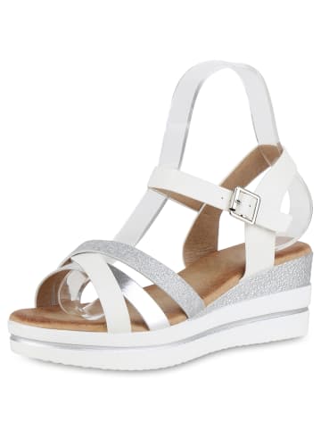 VAN HILL Plateau Sandaletten Chloe in Weiss