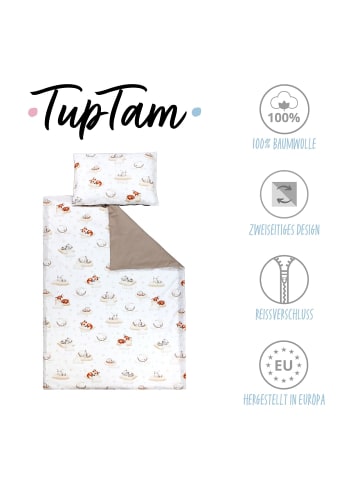 TupTam Kinder Bettwäsche 2-Teilig in beige Modell 4