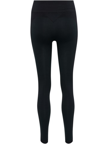 Hummel Hummel Leggings Hmlclea Yoga Damen Atmungsaktiv Schnelltrocknend Nahtlosen in BLACK MELANGE