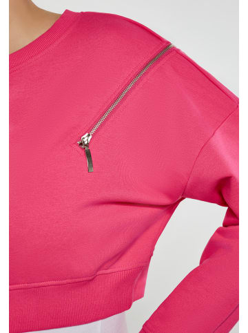 ROCKEASY Damen Sweatshirt in PINK