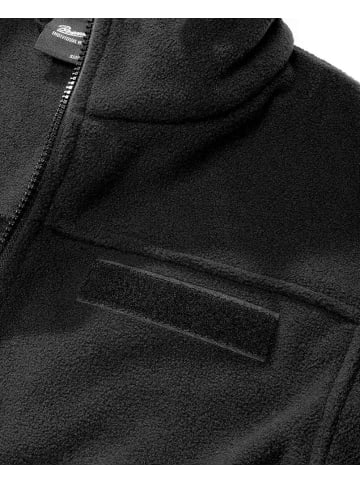 Brandit Fleecejacke/Fleecepullover "Fleecejacket Combat" in Schwarz