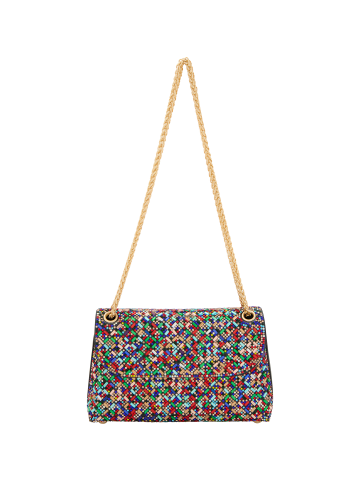 faina Women Minaudière in Rainbow Multicolor