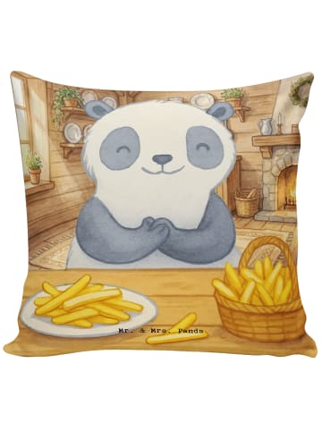 Mr. & Mrs. Panda Kissen Panda Pommes Gebet Design ohne Spruch in Weiß