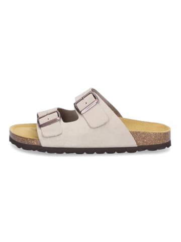 MIDS MOMO Zweiriemer-Pantolette in Beige
