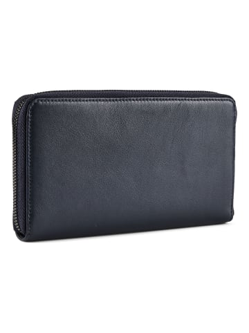 Mandarina Duck Downtown Geldbörse RFID Schutz Leder 19.5 cm navy