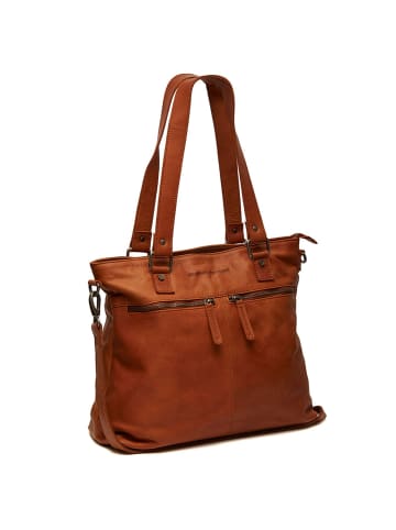 The Chesterfield Brand Rome Shopper Tasche Leder 38 cm Laptopfach cognac