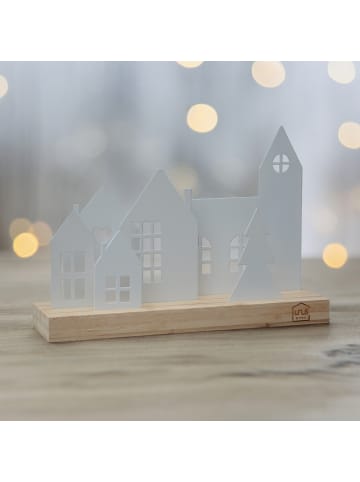 UNUS Aufsteller Häuser Stadt in Schwarz