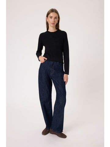 Soaked in Luxury Strickpullover SLSpina Gerade Passform in Black