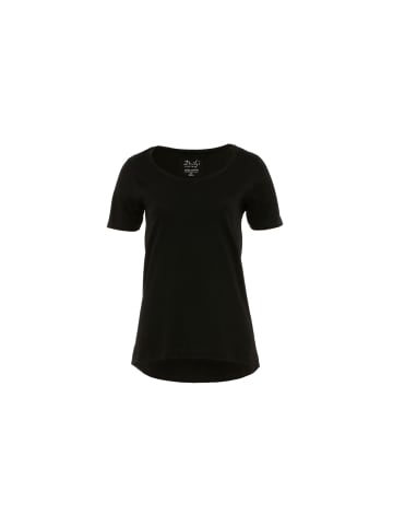 DAILY'S Rundhals T-Shirt in schwarz