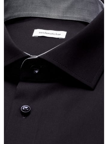 Seidensticker Business Hemd Regular in Schwarz