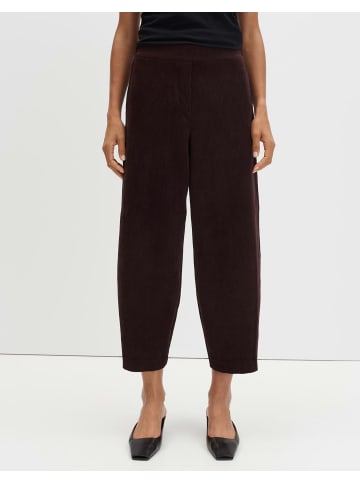 someday. Cisilia curved corduroy Hose in Mahagoni
