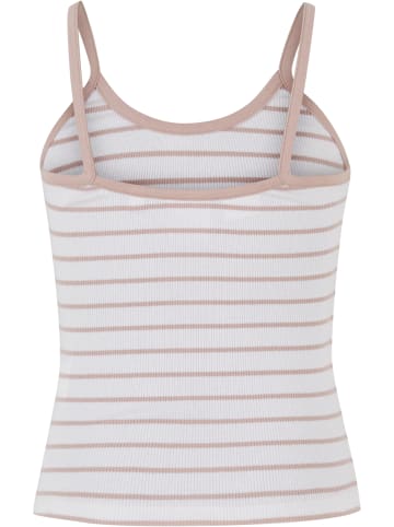 Urban Classics Tanks & Camis in white/powderrose