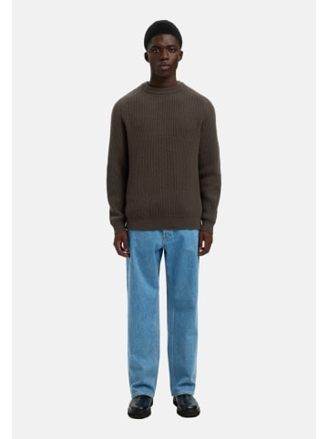 SELECTED HOMME Pullover 'Nicolo' in braun