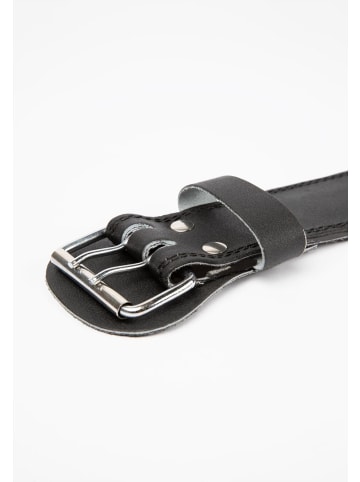 Gorilla Gewichthebergürtel - Leder 4 Zoll - Schwarz/Rot