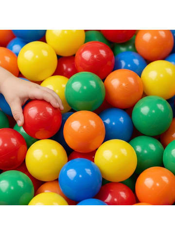 LittleTom Bällebad Bälle 5,5 - 500 Bunte Kunststoffbälle Kinder Baby Spielbälle Spielzeug